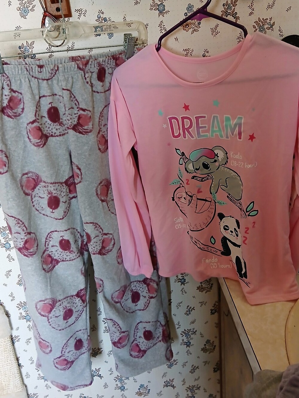 New Girls 2 Piece Pajama Set XL